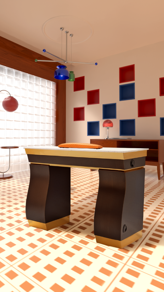 Sewell Single Table – Chocolate | T-SPA