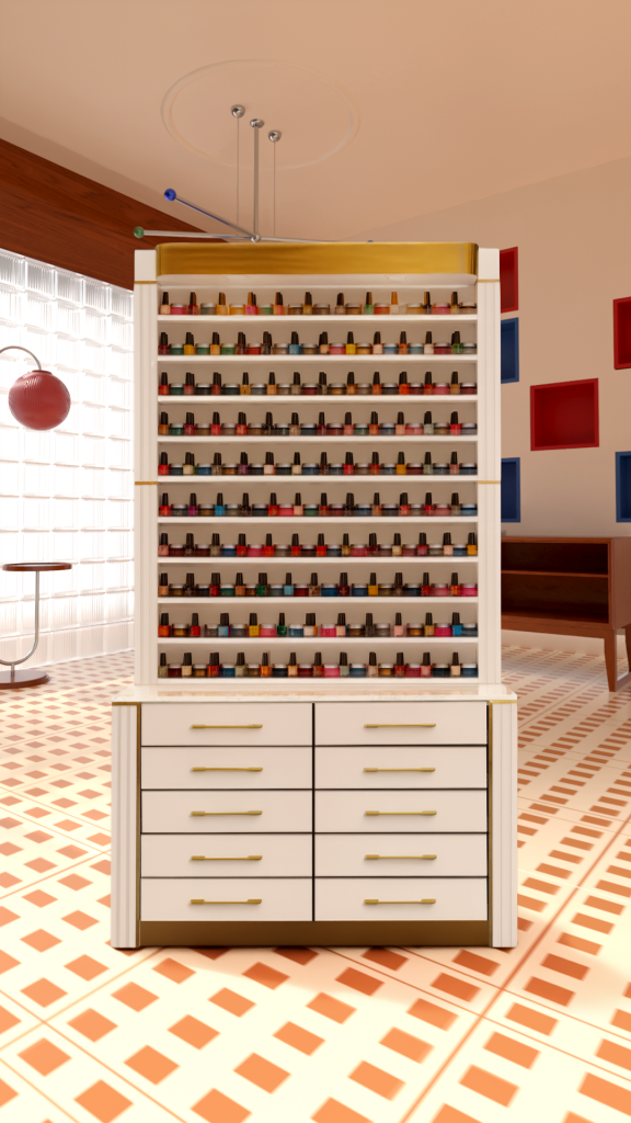 Le Cinq Polish Rack Cabinet | T-SPA