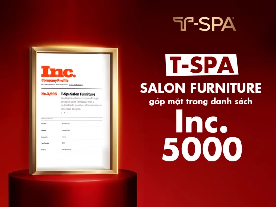 T-Spa Salon Furniture xuất hiện Trong Danh Sách Inc. 5000