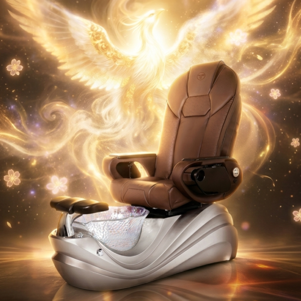 T-SPA Royal Phoenix Pedicure Chair | Duo Painting & Honey Comb Design