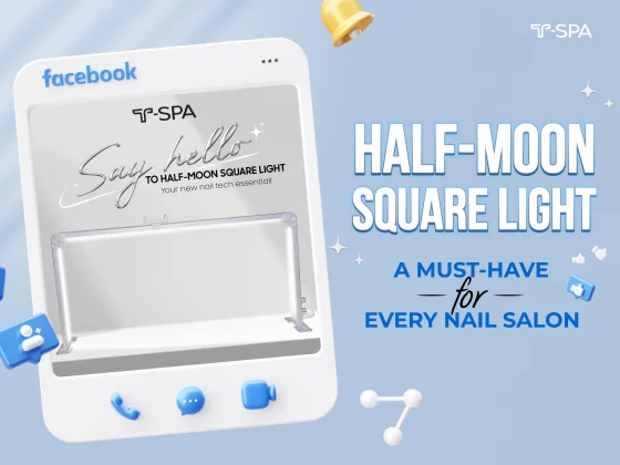 Half-Moon Square Light – A Must-Have for Every Nail Salon