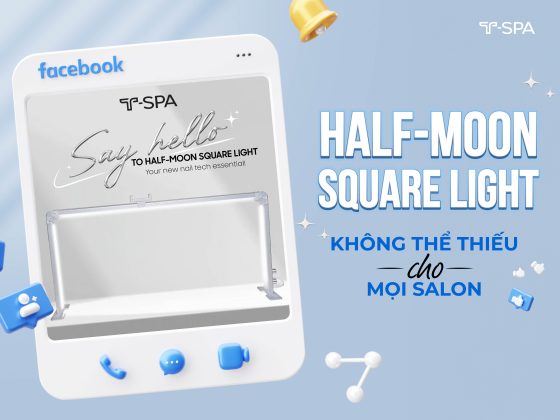 Half-Moon Square Light – Giải Pháp Hoàn Hảo Cho Tiệm Nail