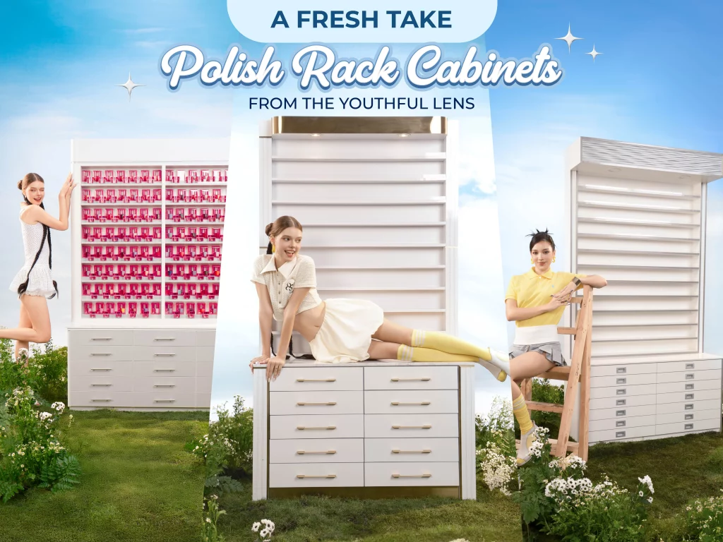 A Fresh Take on Polish Rack Cabinets from the Youthful Lens