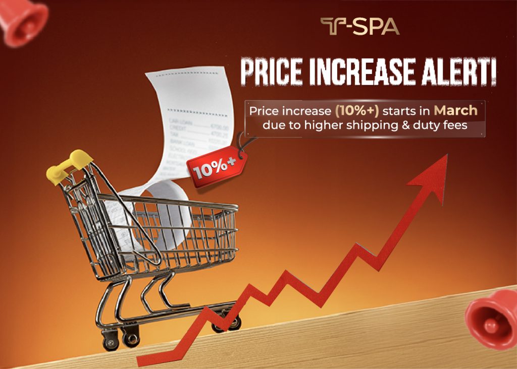 Price increase alert