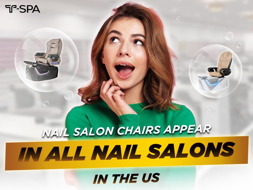 How are nail salon chairs different in the US and Vietnam?