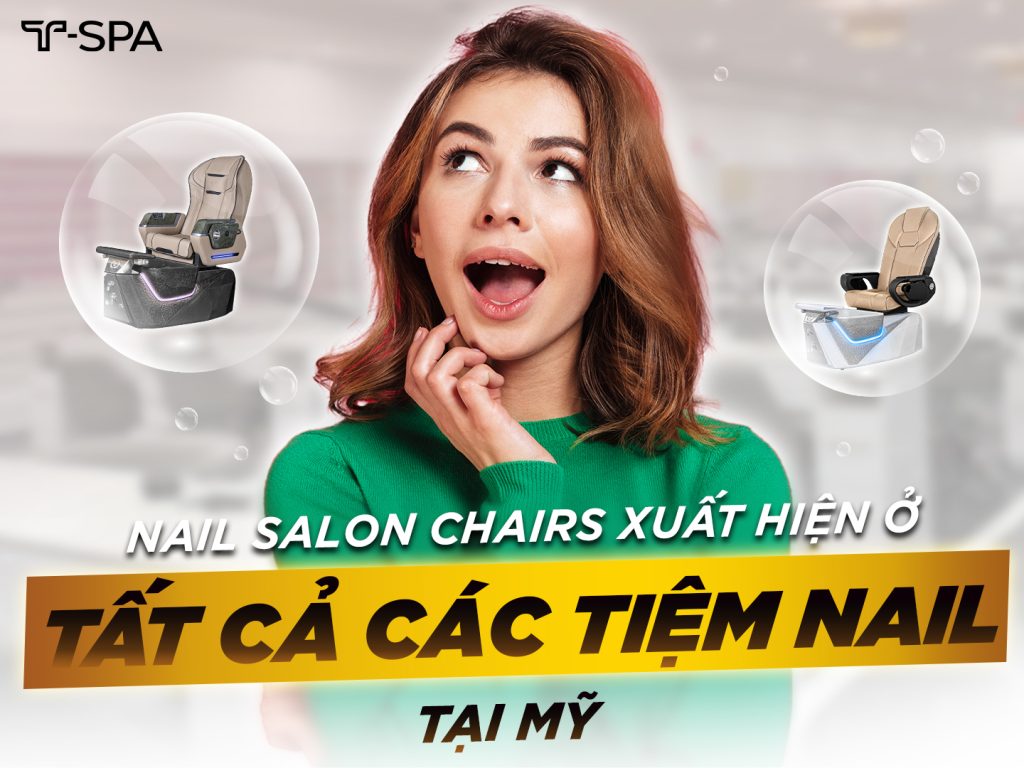 Nail Salon Chairs ở Mỹ và Việt Nam khác nhau thế nào?