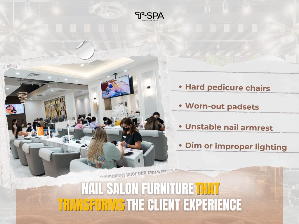 Nail salon furniture that transforms the client experience