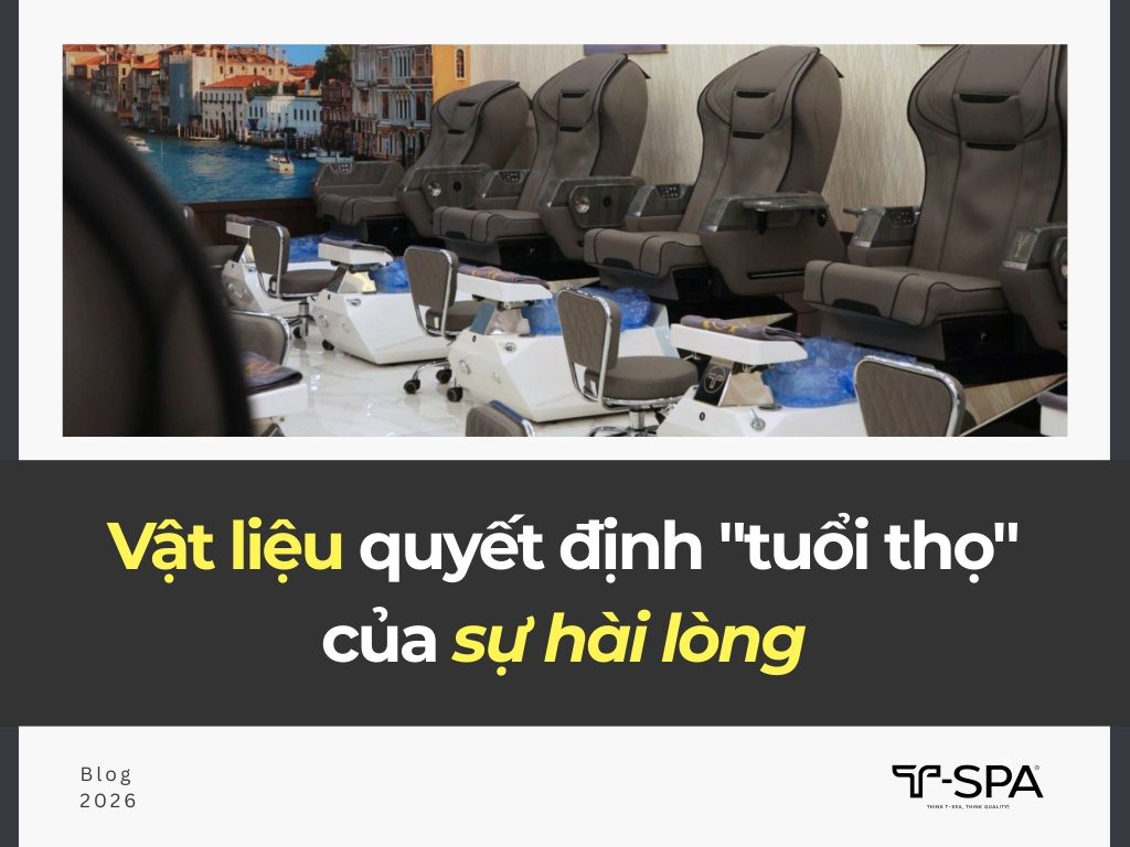 T-SPA Pedicure Chairs - Ghế làm chân cao cấp cho tiệm nail 2026