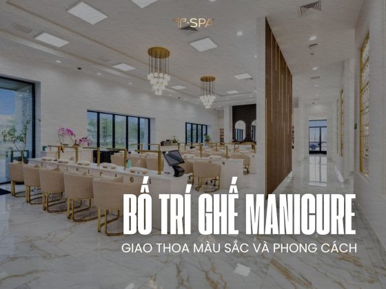 Bố trí ghế manicure Berwin sang trọng phù hợp với nhiều phong cách thiết kế tiệm Nail hiện đại.