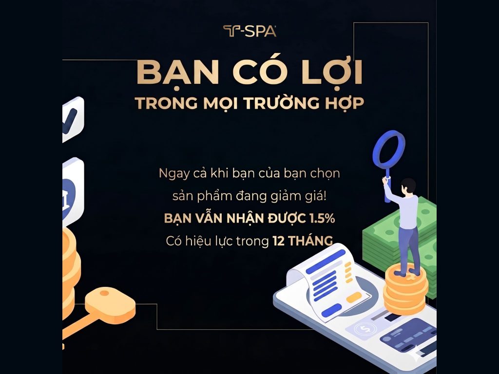 Quyền lợi khi tham gia chương trình Referral T-SPA
