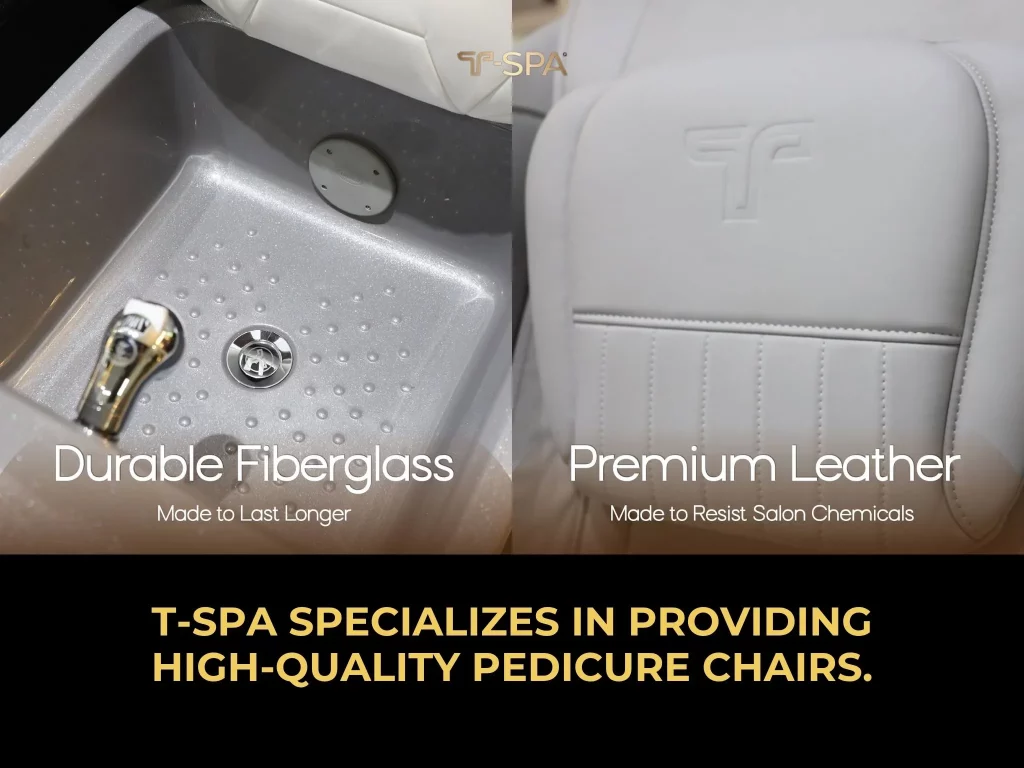 Upgrading your nail salon furniture with long-lasting, high-quality pedicure chair selections from T-SPA.