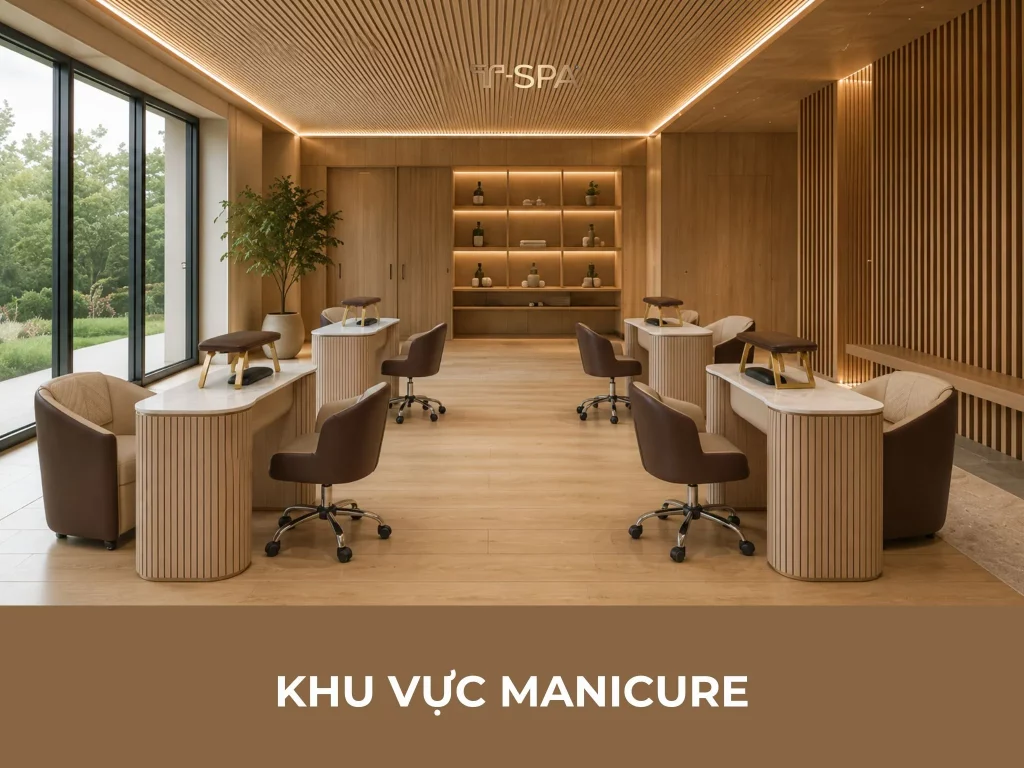Manicure Combo T-Spa phong cách Japandi