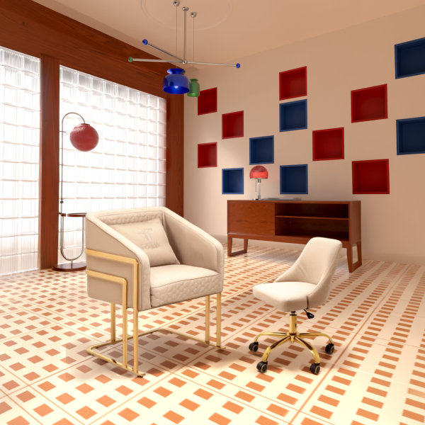 Bauhaus Blaky Acetone Proof Leather Manicure Chair Combo Thumbnail