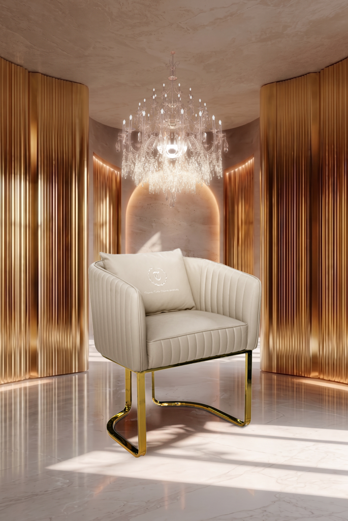 Glamourous Berwin Acetone Proof Leather Manicure Customer Chair