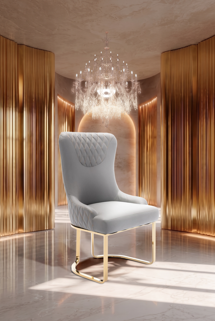 Glamourous Diana Acetone Proof Leather Manicure Customer Chair