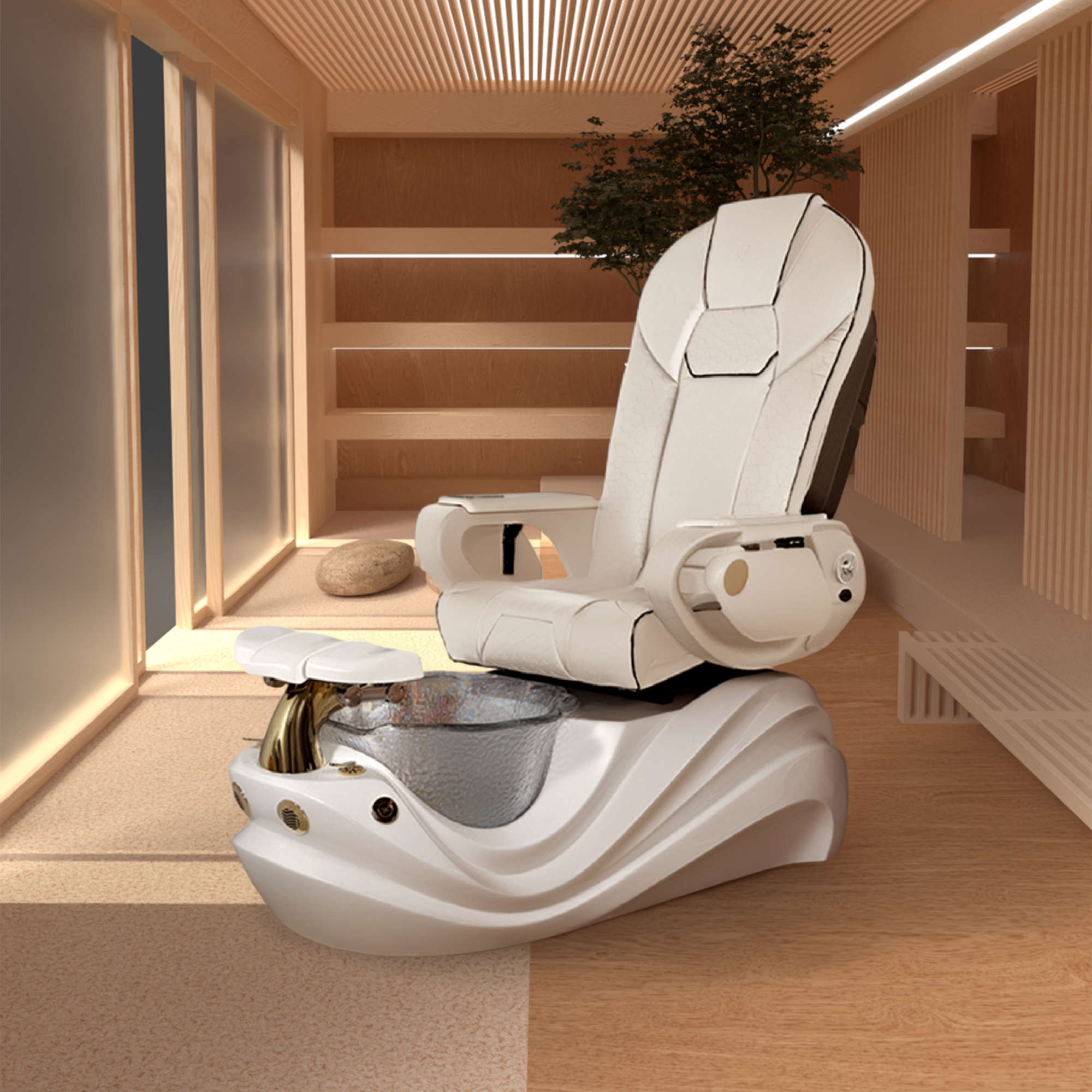 Japandi Royal Phoenix Throne Pedicure Chair Thumbnail
