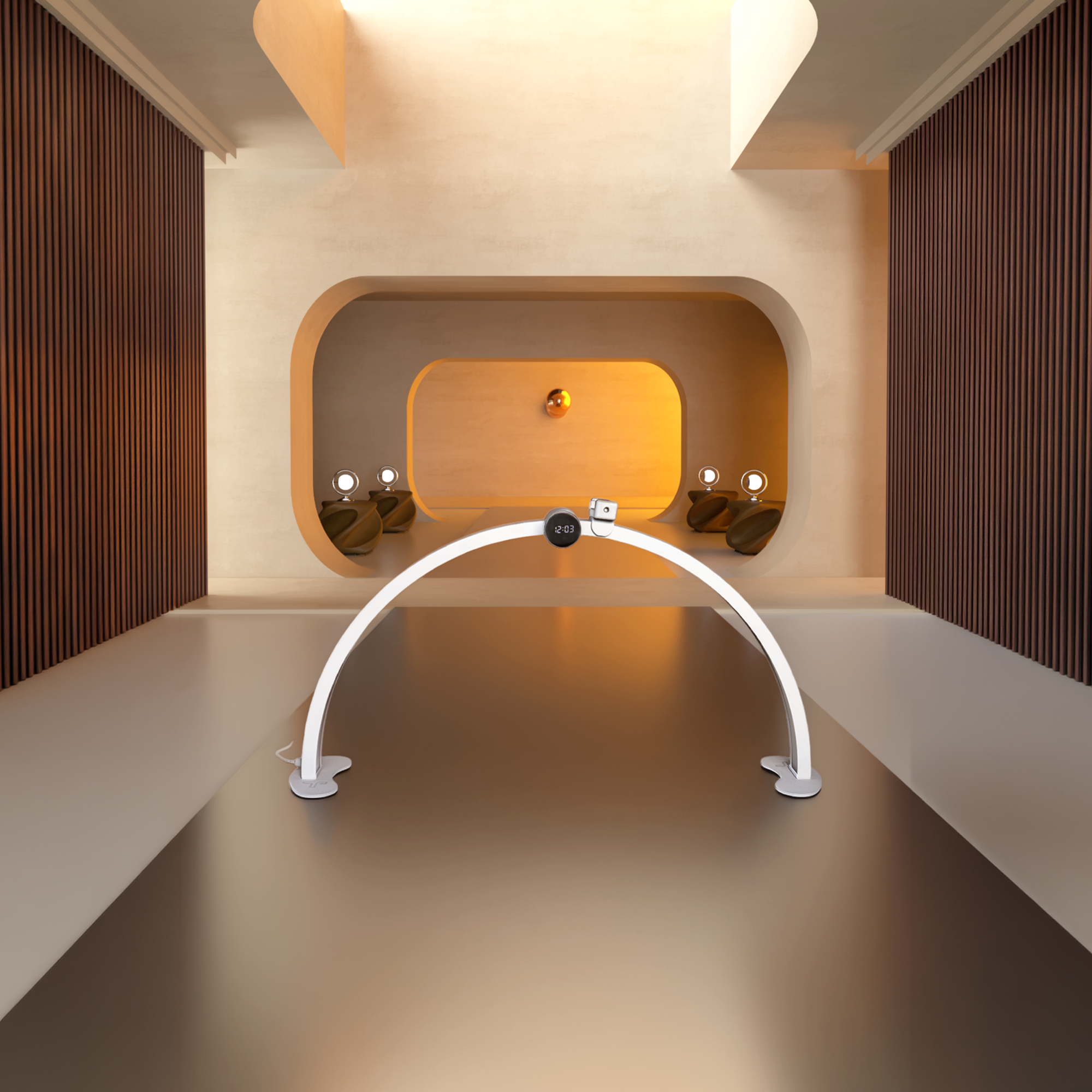 Modern Luxury Halfmoon Light Thumbnail