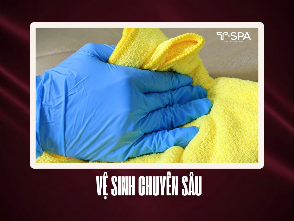 T-SPA Vệ sinh chuyên sâu đảm bảo quy định vệ sinh