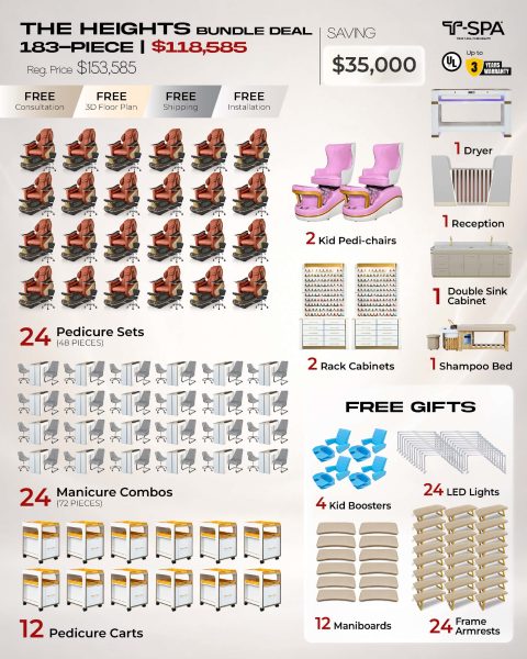 The Heights Bundle Deal 183-Piece